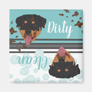 Rottweiler Geschirrspüler Magnet
