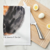 Rottweiler Geschirrtuch (Viertel Falte)