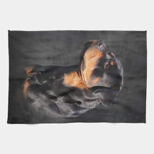 Rottweiler Geschirrtuch (Horizontal)