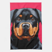 Rottweiler Geschirrtuch (Vertikal)