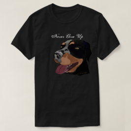 Rottweiler gibt nie auf T-Shirt