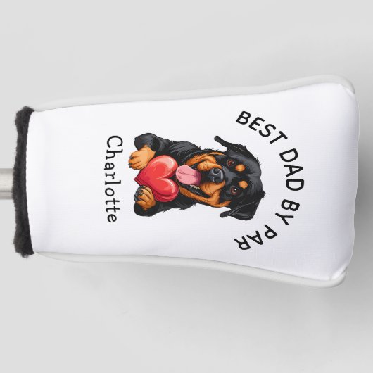 Rottweiler Gift  Golf Headcover (Vorderseite)
