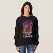 Rottweiler Girl Rotti Rottweiler Sweatshirt (Vorne ganz)
