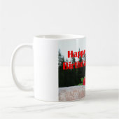 Rottweiler-glücklicher Geburtstag Kaffeetasse (Links)