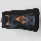 Rottweiler golf headcover (Vorderseite)