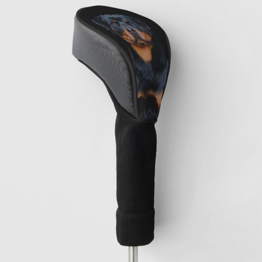 Rottweiler  golf headcover (angewinkelt)