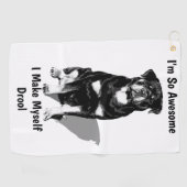 Rottweiler Golfhandtuch (Horizontal)