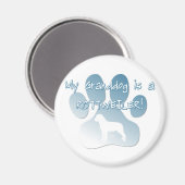Rottweiler Granddog Magnet (Vorderseite/Rückseite)