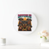 Rottweiler  große wanduhr (Zuhause)