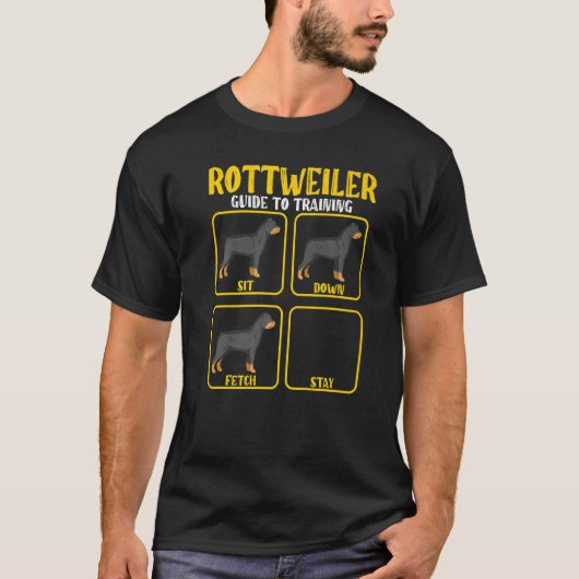 rottweiler guide to training dogs rottweiler mom d T-Shirt (Vorderseite)
