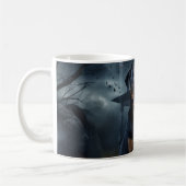 Rottweiler Halloween Beängstigend Kaffeetasse (Links)
