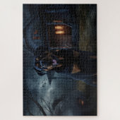 Rottweiler Halloween Beängstigend Puzzle (Vertikal)