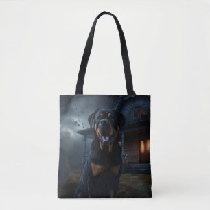 Rottweiler Halloween Beängstigend Tasche
