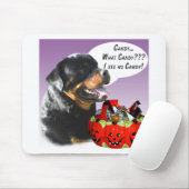 Rottweiler Halloween Candy Mousepad (Mit Mouse)