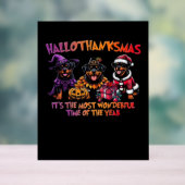 Rottweiler Halloween Erntedank Weihnachtsklasse Acrylschild (Neutral)