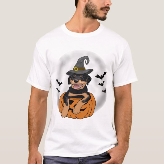 ROTTWEILER HALLOWEEN GESCHENKE T-Shirt (Vorderseite)