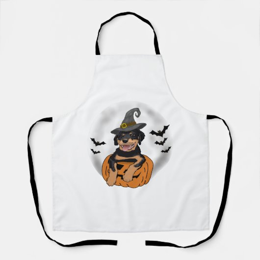 ROTTWEILER HALLOWEEN GIFTS SCHÜRZE (Vorderseite)