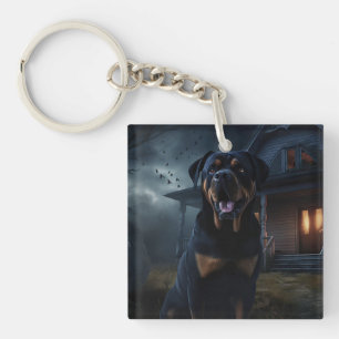 Rottweiler Halloween Gruselig Schlüsselanhänger
