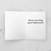 Rottweiler Halloween Karte (Innenseite)