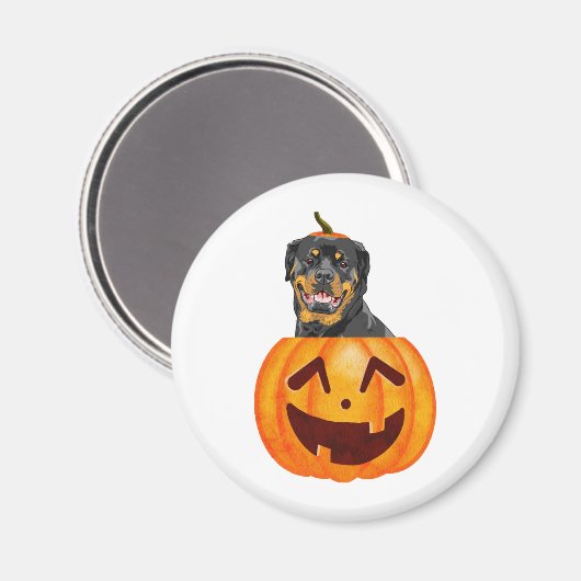 Rottweiler Halloween Magnet (Vorderseite/Rückseite)