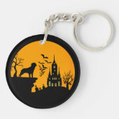Rottweiler Halloween Schlüsselanhänger (Rückseite)