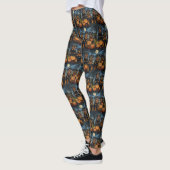 Rottweiler Halloween Spooky Leggings (Links)