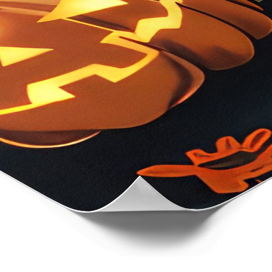 Rottweiler Halloween Spooky Poster (Ecke)