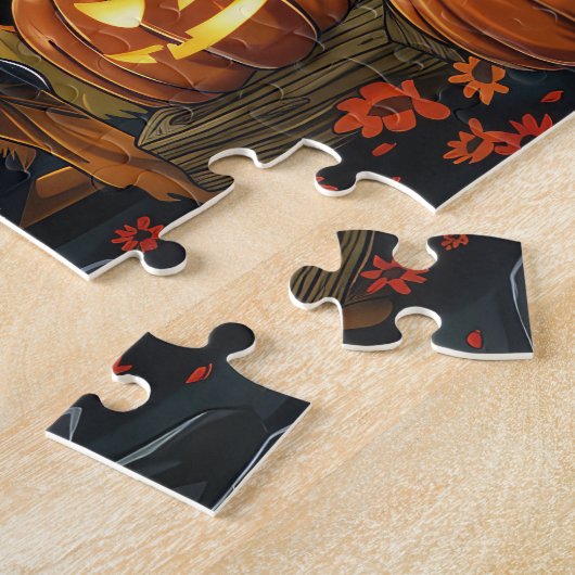 Rottweiler Halloween Spooky Puzzle (Seite)