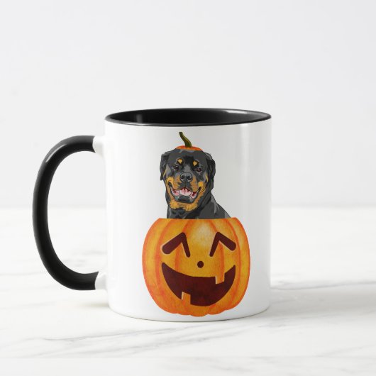 Rottweiler Halloween-Tasse Tasse (Links)