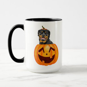 Rottweiler Halloween-Tasse Tasse