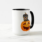 Rottweiler Halloween-Tasse Tasse (VorderseiteRechts)