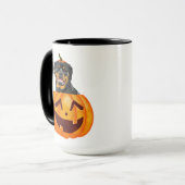 Rottweiler Halloween-Tasse Tasse (Vorderseite Links)