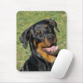 Rottweiler Happy Dog Mouse Pad Mousepad (Mit Mouse)