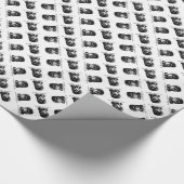 Rottweiler Happy Face Geschenkpapier (Ecke)