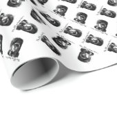 Rottweiler Happy Face Geschenkpapier (Rolleneckpunkt)