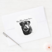 Rottweiler Happy Face Sticker (Umschlag)