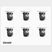 Rottweiler Happy Face Sticker (Blatt)