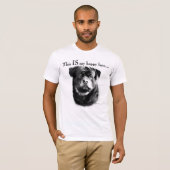 Rottweiler Happy Face T-Shirt (Vorne ganz)
