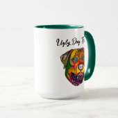 Rottweiler hässlicher Hund Tasse (VorderseiteRechts)