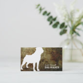 Rottweiler Haustier Realated Visitenkarte (Stehend Vorderseite)