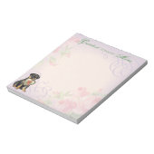 Rottweiler Heart Mama Notizblock (Rotiert)