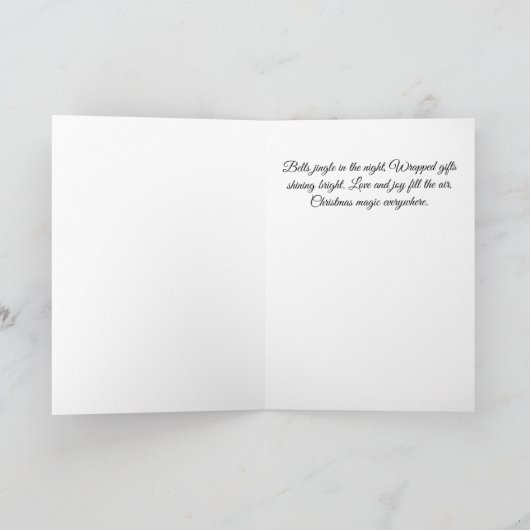 Rottweiler Holiday Card Feiertagskarte (Innenseite)