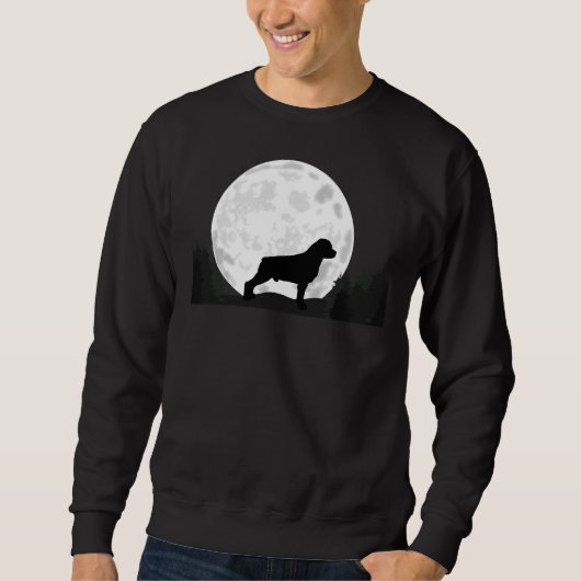 Rottweiler Hund 47 Sweatshirt (Vorderseite)