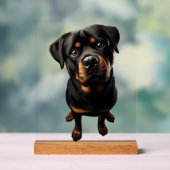 Rottweiler Hund Acrylschild (Neutral)