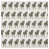 Rottweiler Hund Custom Fabric Stoff (Muster)