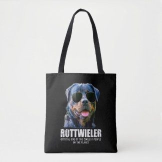 Rottweiler Hund der Coolststen Menschen auf dem Pl Tasche