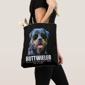 Rottweiler Hund der Coolststen Menschen auf dem Pl Tasche (Von Nahem)