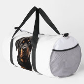Rottweiler Hund Duffle Bag (Rechte Ecke)