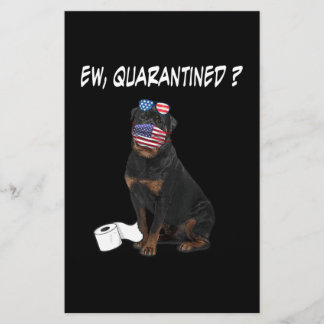 Rottweiler Hund Ew isolierte Hunde, die eine Gesic Briefpapier