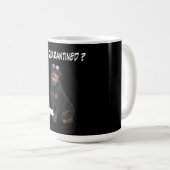 Rottweiler Hund Ew isolierte Hunde, die eine Gesic Kaffeetasse (VorderseiteRechts)